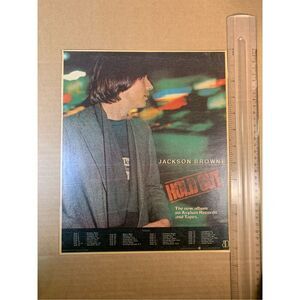 JACKSON BROWNE Vintage Magazine Clipping-Album ‘Hold Out’ Advertisement
